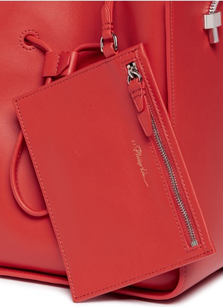 Detail View - Click To Enlarge - 3.1 PHILLIP LIM - 'Soleil' small leather drawstring bucket bag