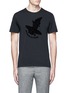 Main View - Click To Enlarge - MAISON KITSUNÉ - 'Airman' flocked velvet patch T-shirt