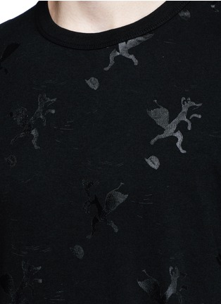 Detail View - Click To Enlarge - MAISON KITSUNÉ - 'Flying Cap' fox print T-shirt