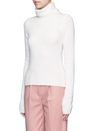 Front View - Click To Enlarge - ACNE STUDIOS - 'Dwyn' mohair blend turtleneck sweater