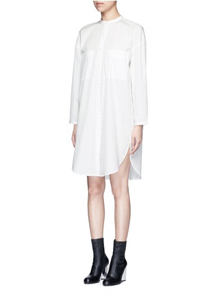 Front View - Click To Enlarge - ACNE STUDIOS - 'Esloane' oversized cotton poplin shirt dress