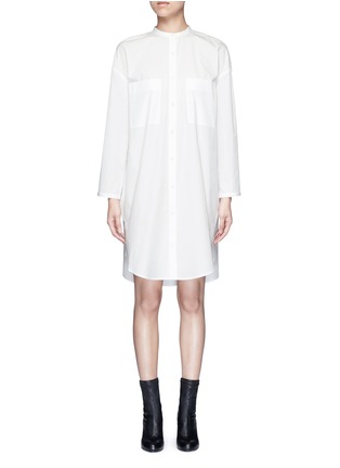 Main View - Click To Enlarge - ACNE STUDIOS - 'Esloane' oversized cotton poplin shirt dress