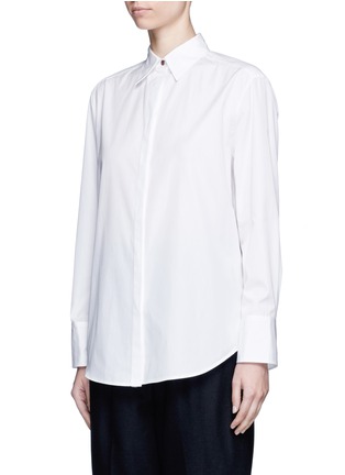 Front View - Click To Enlarge - ACNE STUDIOS - 'Sadle' cotton poplin shirt