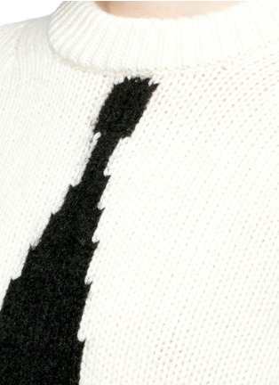 Detail View - Click To Enlarge - ACNE STUDIOS - 'Shauni' star intarsia wool sweater