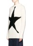 Front View - Click To Enlarge - ACNE STUDIOS - 'Shauni' star intarsia wool sweater
