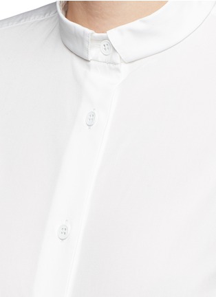 Detail View - Click To Enlarge - ACNE STUDIOS - 'Sybil' cotton poplin short sleeve shirt