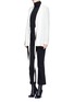 Figure View - Click To Enlarge - ACNE STUDIOS - 'Tine' crepe de Chine belted jacket