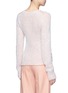 Back View - Click To Enlarge - ACNE STUDIOS - 'Valla' mohair blend layered sweater