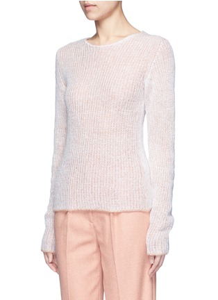 Front View - Click To Enlarge - ACNE STUDIOS - 'Valla' mohair blend layered sweater