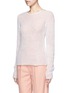 Front View - Click To Enlarge - ACNE STUDIOS - 'Valla' mohair blend layered sweater