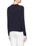 Back View - Click To Enlarge - ACNE STUDIOS - 'Caci' kid mohair trim cotton sweater