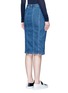 Back View - Click To Enlarge - ACNE STUDIOS - 'Garea' button front denim pencil skirt