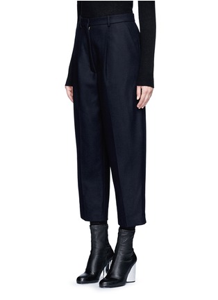 Front View - Click To Enlarge - ACNE STUDIOS - 'Milli' wool blend cigarette pants