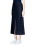 Front View - Click To Enlarge - ACNE STUDIOS - 'Pascal' front slit felted wool blend maxi skirt