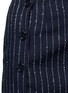 Detail View - Click To Enlarge - ACNE STUDIOS - 'Pate' pinstripe pencil wrap skirt