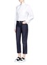 Figure View - Click To Enlarge - ACNE STUDIOS - 'Row' cropped boyfriend jeans
