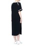 Back View - Click To Enlarge - RAG & BONE - 'Varsity' petersham ribbon maxi dress