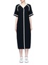 Main View - Click To Enlarge - RAG & BONE - 'Varsity' petersham ribbon maxi dress