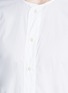 Detail View - Click To Enlarge - DENHAM - 'Zeband' collarless cotton shirt