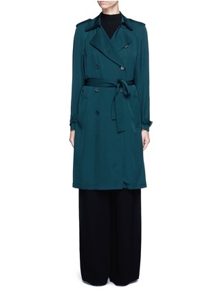 Main View - Click To Enlarge - THEORY - 'Laurelwood' silk georgette trench coat