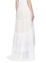 Back View - Click To Enlarge - CHLOÉ - Tiered silk mousseline maxi skirt