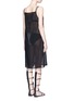 Back View - Click To Enlarge - ARAKS - 'Joseh' ruche neck cover-up dress