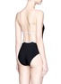 Back View - Click To Enlarge - ARAKS - 'Kenley' cutout grid back swimsuit