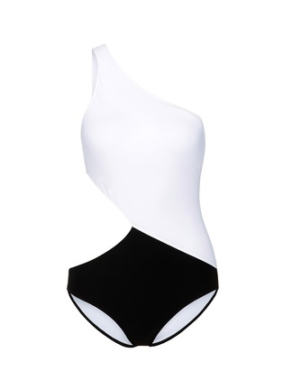 Main View - Click To Enlarge - ARAKS - 'Elmar' cutout one-shoulder swimsuit