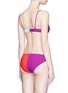 Back View - Click To Enlarge - ARAKS - 'Elsa' colourblock bikini set