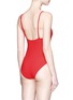 Back View - Click To Enlarge - ARAKS - 'Jamie' double keyhole strap one-piece swimsuit