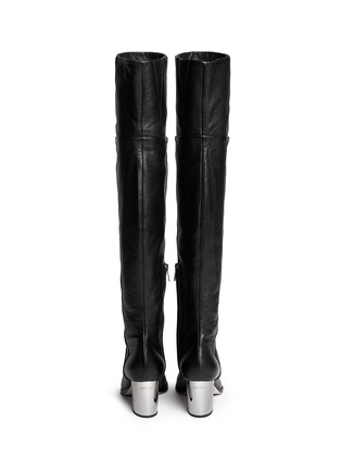 Back View - Click To Enlarge - JIMMY CHOO - 'Mercer' thigh high leather boots