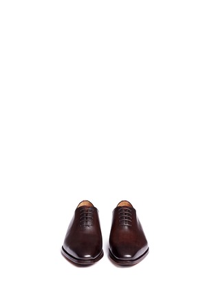 Figure View - Click To Enlarge - MAGNANNI - Burnished toe leather Oxfords