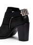 Detail View - Click To Enlarge - MC Q SHOES - 'Wick Bullet' buckle leather ankle boots