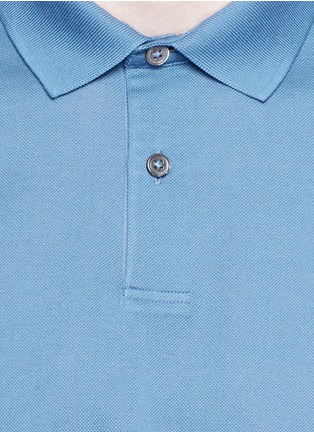 Detail View - Click To Enlarge - THEORY - 'Boyd' cotton neo piqué polo shirt