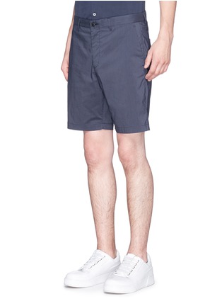 Front View - Click To Enlarge - THEORY - 'Zaine S' grid shorts