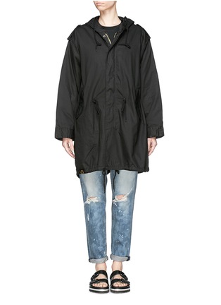 Main View - Click To Enlarge - LPD - 'Team Wang' detachable lining fishtail parka