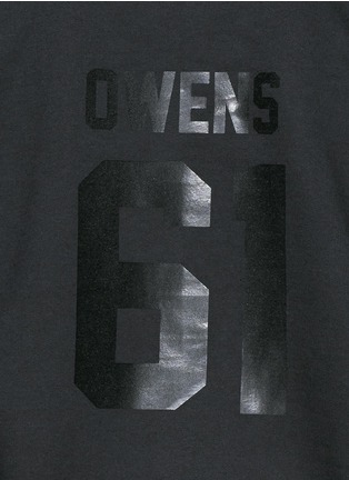 Detail View - Click To Enlarge - LPD - 'Team Owens' cotton fleece hoodie