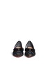 Figure View - Click To Enlarge - TORY BURCH - 'Glenna' satin bow lace flats