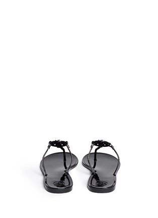 Back View - Click To Enlarge - TORY BURCH - 'Mini Miller' jelly thong sandals