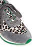 Detail View - Click To Enlarge - TORY BURCH - 'Delancy' leopard print sneakers