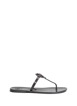 Main View - Click To Enlarge - TORY BURCH - 'Mini Miller' jelly thong sandals