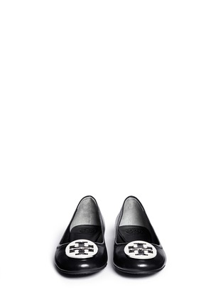 Figure View - Click To Enlarge - TORY BURCH - 'Reva' leather ballet flats