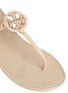 Detail View - Click To Enlarge - TORY BURCH - 'Mini Miller' crystal logo jelly thong sandals