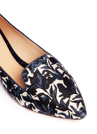 Detail View - Click To Enlarge - TORY BURCH - 'Connely' floral print smoking slippers