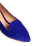 Detail View - Click To Enlarge - TORY BURCH - 'Connely' suede smoking slippers