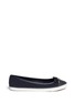 Main View - Click To Enlarge - TORY BURCH - 'Caruso' quilted neoprene bow flats