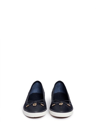 Figure View - Click To Enlarge - TORY BURCH - 'Caruso' quilted neoprene bow flats