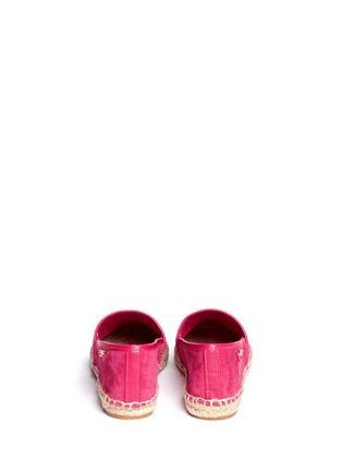 Back View - Click To Enlarge - TORY BURCH - 'McKenzie' suede espadrilles