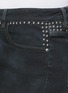 Detail View - Click To Enlarge - IRO - 'Nano' stud denim shorts