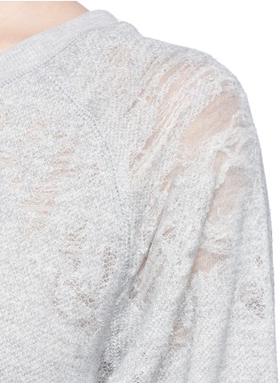 Detail View - Click To Enlarge - IRO - Distressed French terry sweatshirt